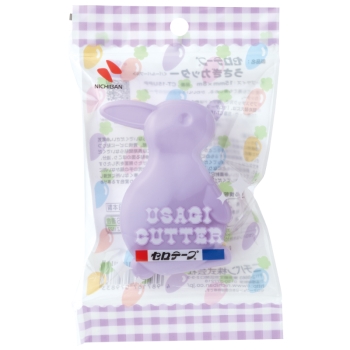 ニチバン セロテープうさぎカッター パールパープル