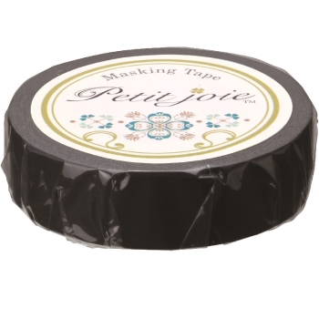 ニチバン プチジョアマスキングテープ ブラック: スクール