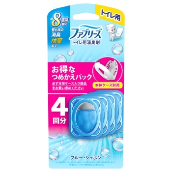 ■　ファブリーズトイレ用シャボン替　４個パック