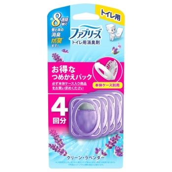 ■　ファブリーズトイレ用ラベンダー替　４個パック