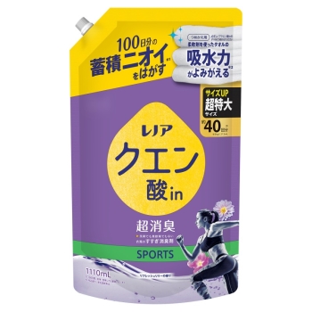 レノアクエン酸in超消臭 スポーツ 詰替え用 超特大1110ml