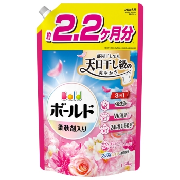ボールドジェル プレミアムブロッサムの香り 詰替え用 ウルトラジャンボ 1580g