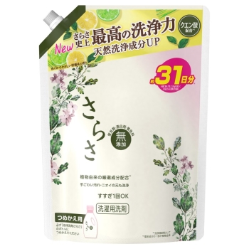 さらさ洗剤ジェル 詰替え用 超特大760g