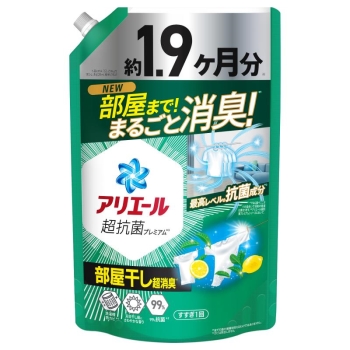 アリエールジェル部屋干しプラス替ＵＪ１４００Ｇ