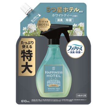 レノアハピネスミストホワイトティー 詰替え用 特大 610ml