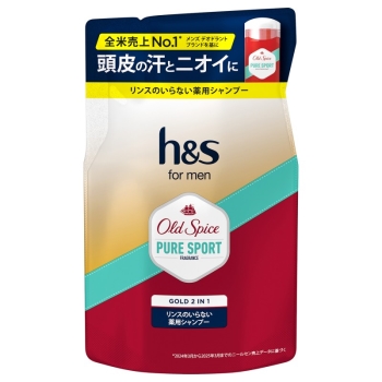 h&s menゴールド2in1シャンプー スポーツ替300G