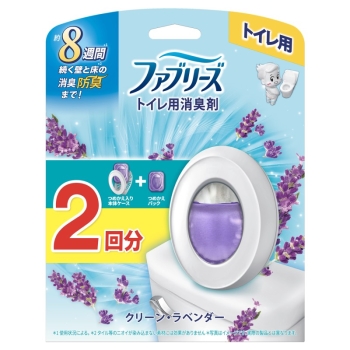 ファブリーズ　トイレ用消臭剤　クリーン・ラベンダー　本体＋つけかえ１個パック