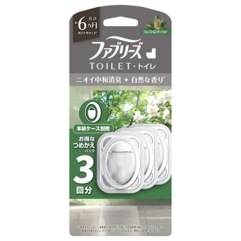 ファブリーズ　トイレ用　フォレスト＆シダーウッド　つめかえ　３個入り