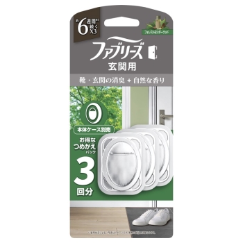 ファブリーズ　玄関用　フォレスト＆シダーウッド　つめかえ　３個入り