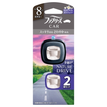 ファブリーズ　イージークリップ　車用　ホワイトムスク　２個セット