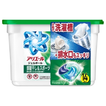 アリエール　ジェルボール　プロ　部屋干し　本体　１４個