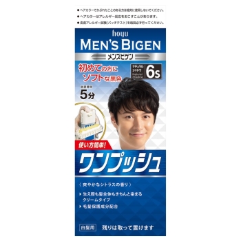 ホーユー メンズビゲン ワンプッシュ 6S ナチュラルシャドウ