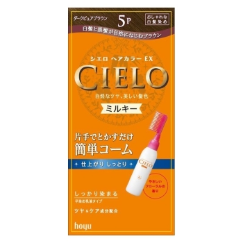 シエロ ヘアカラーEXミルキー5Pダークピュアブラウン
