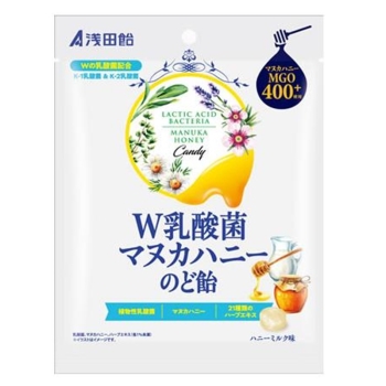Ｗ乳酸菌マヌカハニーのど飴