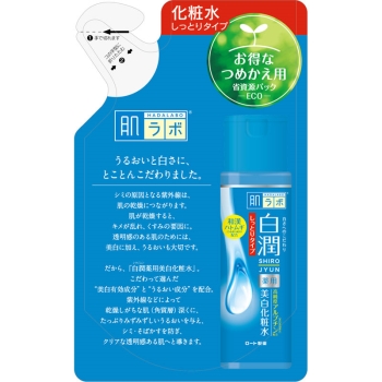 ロート製薬 肌ラボ 白潤 薬用美白化粧水 しっとりタイプ つめかえ用