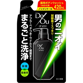 ロート製薬デ・オウ薬用クレンジングウォッシュノンメントールつめかえ用420mL