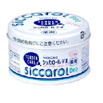 W・シッカロールデオパフ付き140g