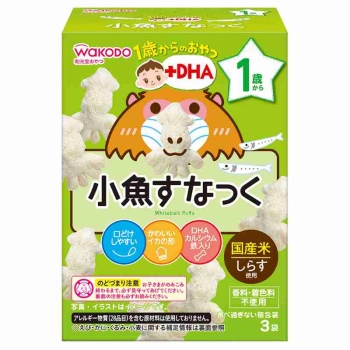 和光堂　１歳からのおやつ＋ＤＨＡ　小魚すなっく　１歳頃から