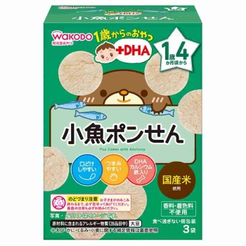 和光堂　１歳からのおやつ＋ＤＨＡ　小魚ポンせん　１歳４ケ月頃から