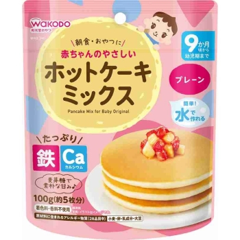 和光堂　赤ちゃんのやさしいホットケーキミックス　プレーン　９ケ月頃から幼児期まで