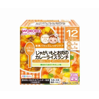 和光堂　栄養マルシェ　じゃがいもとお肉のカレーランチ　１２カ月頃から歯ぐきでかめる固さ