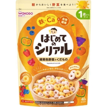 はじめてのシリアル　緑黄色野菜とくだもの　１歳からずっと