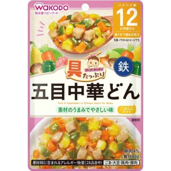 具たっぷりグーグーキッチン　五目中華どん　１２カ月頃から歯ぐきでかめる固さ