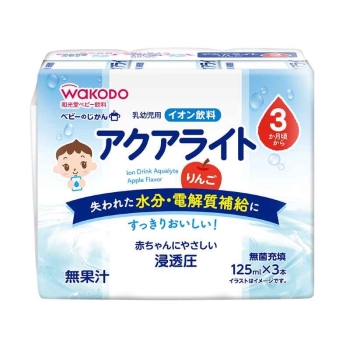 和光堂　ベビーのじかん　アクアライト　りんご　１２５ｍｌ×３Ｐ　３ケ月頃から