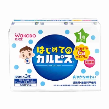 和光堂　はじめての「カルピス」　１００ｍｌ×３本　１歳からずっと