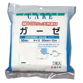 ＦＣ　ガーゼ　１０ｍ×１枚入