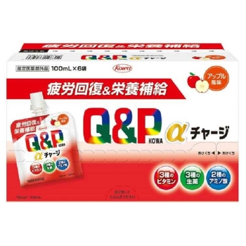 【指定医薬部外品】キューピーコーワαチャージアップル風味６袋