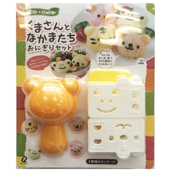 ニコキッチン くまさんとなかまたちおにぎりセット: ヘルス