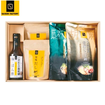 【お歳暮】セゾンファクトリー　冬のあったか鍋セット　ＰＮＤ－３０Ｗ