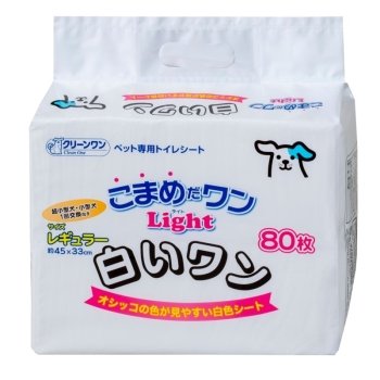 ■　クリーンワンこまめだワンライト白いワンレギュラー８０枚