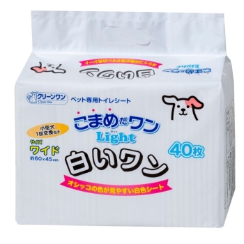 ■　クリーンワンこまめだワンライト白いワンワイド４０枚
