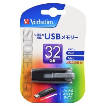 バーベイタム USBメモリー USB3.0 USBV32GVZ2 32GB