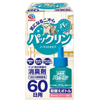 パックリン　ノーマットタイプ６０取替えボトル　爽やかなフラワーの香り４５ｍｌ