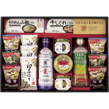 【お中元】味香門和膳　アマノフーズ＆キッコーマン和食詰合せＭＫＤー５０Ｎ