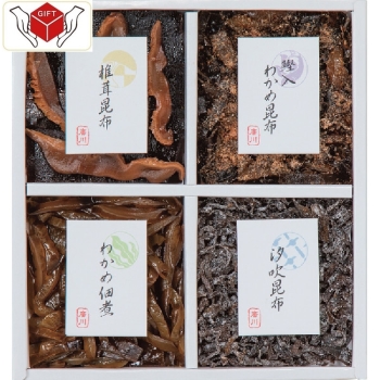 廣川御昆布　４品佃煮詰合せ　２００ー４２