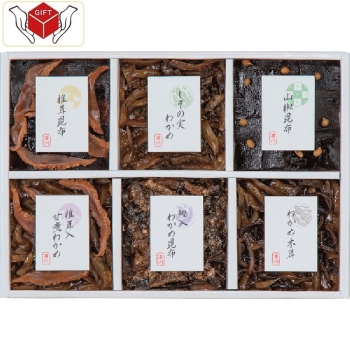 廣川御昆布　６品佃煮詰合せ　２００ー４４