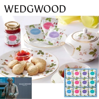 【お歳暮】ウェッジウッド　ワイルド ストロベリーティーバッグ ＷＮ４８Ｐ