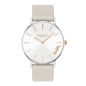 コーチ　レディース腕時計　ＣＯＡＣＨ　ＰＥＲＲＹ　３６ＭＭ　ＳＩＷＨ　ＳＳ　ＧＹ革