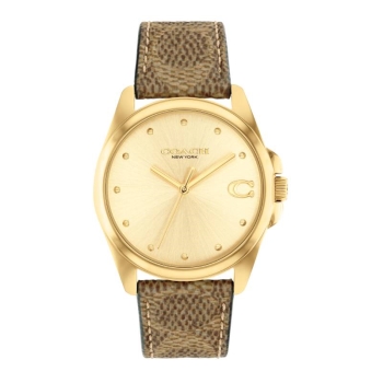 ＣＯＡＣＨ　ＧＲＥＹＳＯＮ　３６　ＣＨ　Ｇ　茶革