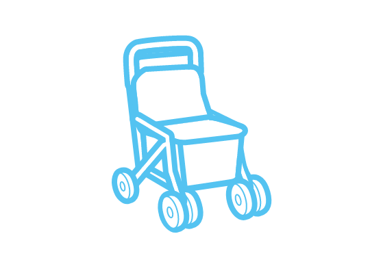 シルバーカー・車イス・ショッピングカート