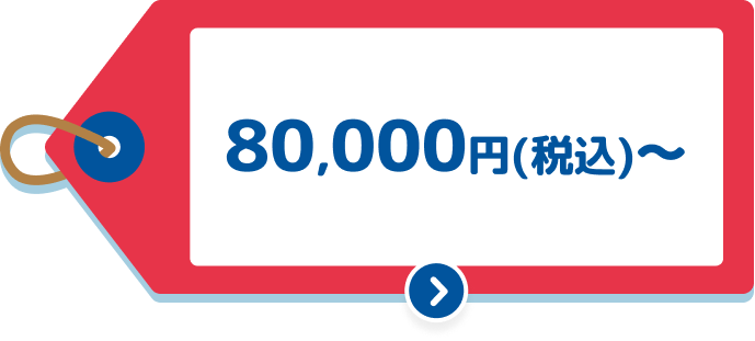 80,000円(税込)~