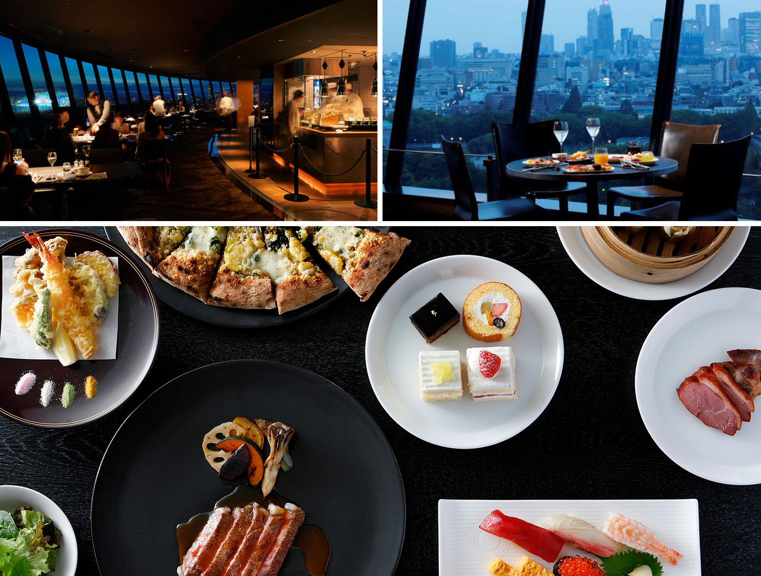 乾杯ドリンク特典付き&emsp;ホテルニューオータニ 「VIEW&nbsp;&&nbsp;DINING THE SKY」&nbsp;ディナービュッフェ