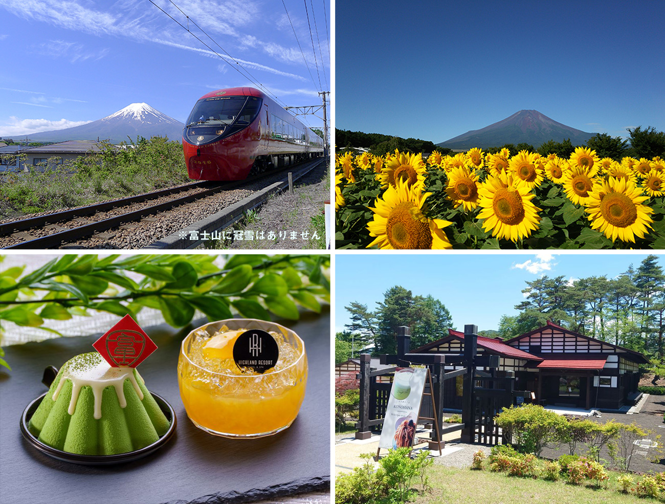 富士山ビュー特急特別車両貸切スイーツプラン