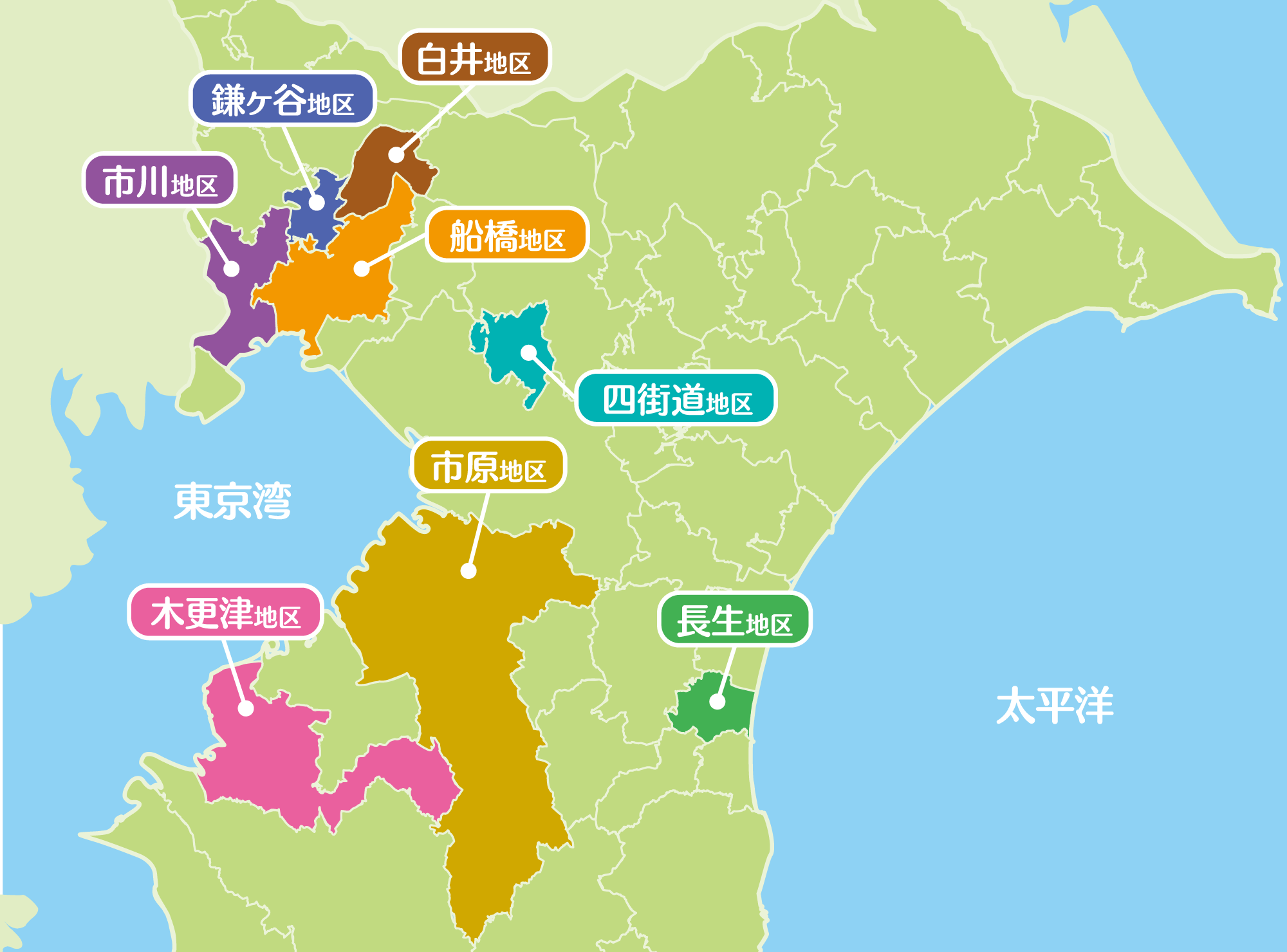 千葉の梨マップ