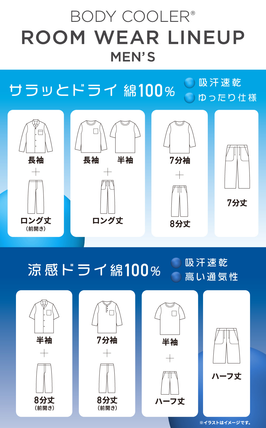 ボディクーラー2026 メンズ ルームウェア・パジャマ