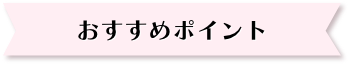 おすすめポイント